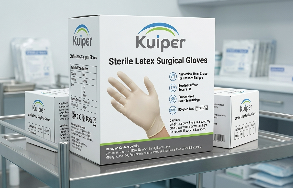 Surgical Latex Gloves ( Powdered )