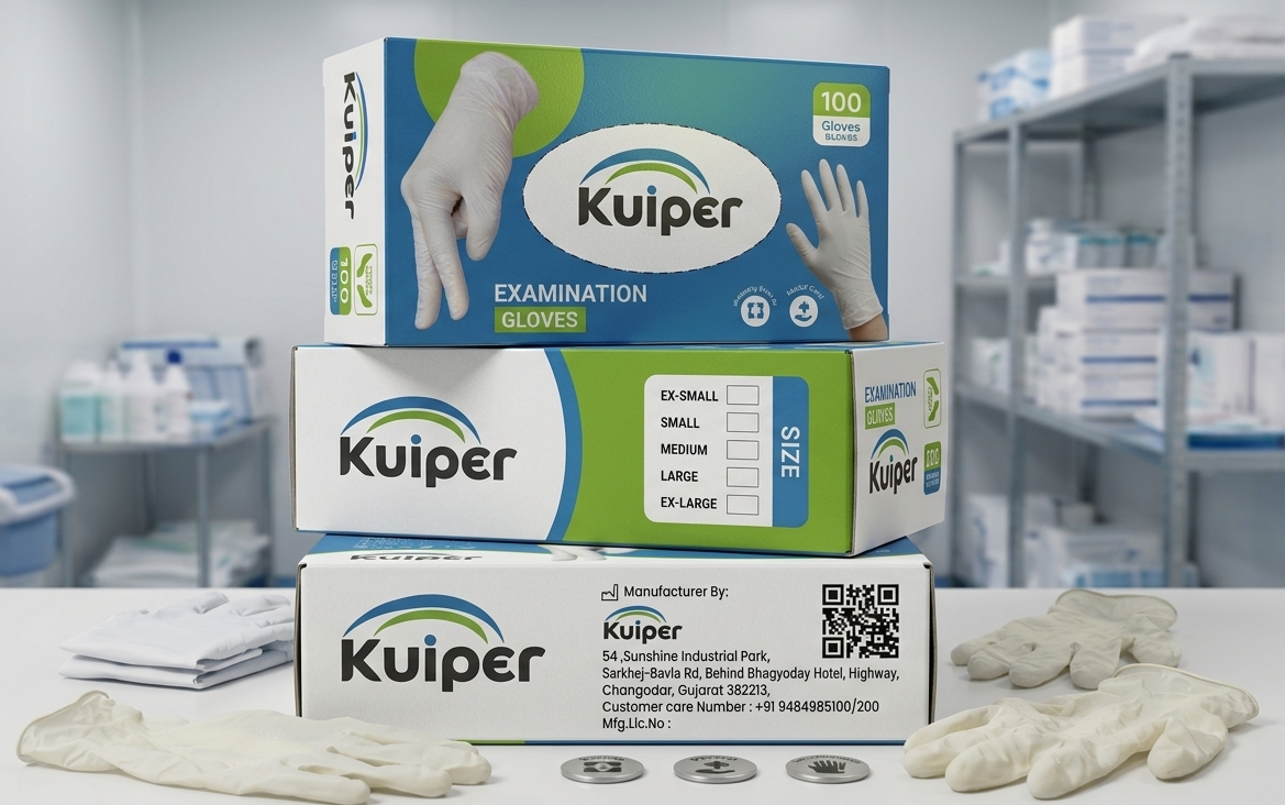 Latex Examination Gloves (Powder Free)